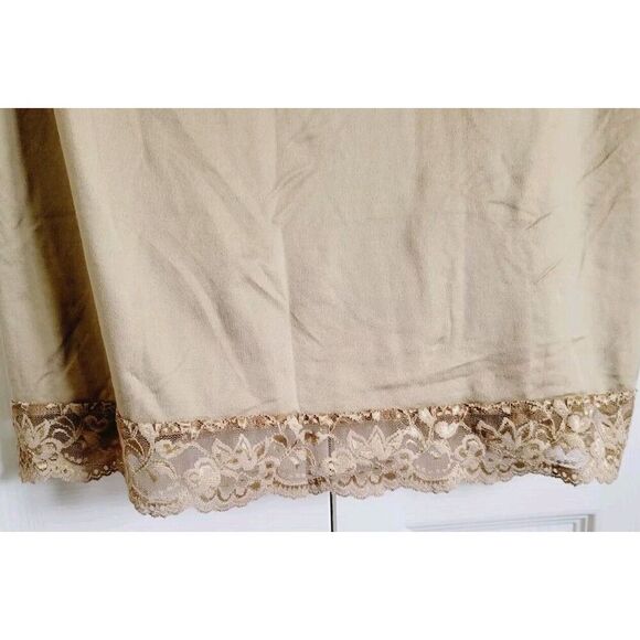 Apt. 9 Tank Top Women's XL Tan Beige Layering Essentials Lace Accents‎ Neutral - Picture 5 of 6